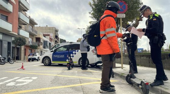 Blanes engega una nova campanya de control de patinets elèctrics