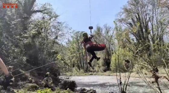 Rescaten una persona ferida mentre feia barranquisme a Sant Jaume de Llierca