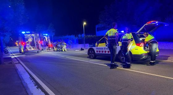 Quatre ferits en un accident entre dos ciclomotors a Vilamalla