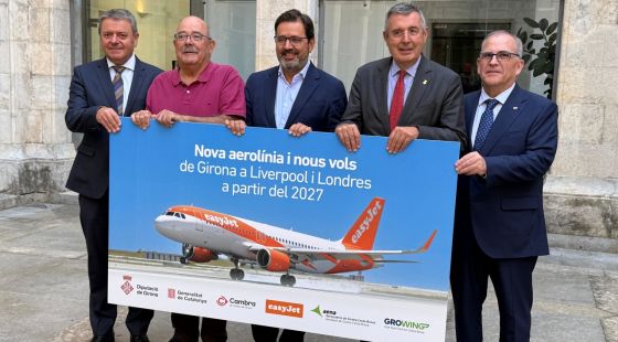 easyJet connectarà Girona amb Londres i Liverpool l'estiu del 2027
