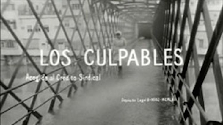 Fotograma dels crèdits d'obertura de "Los culpables"