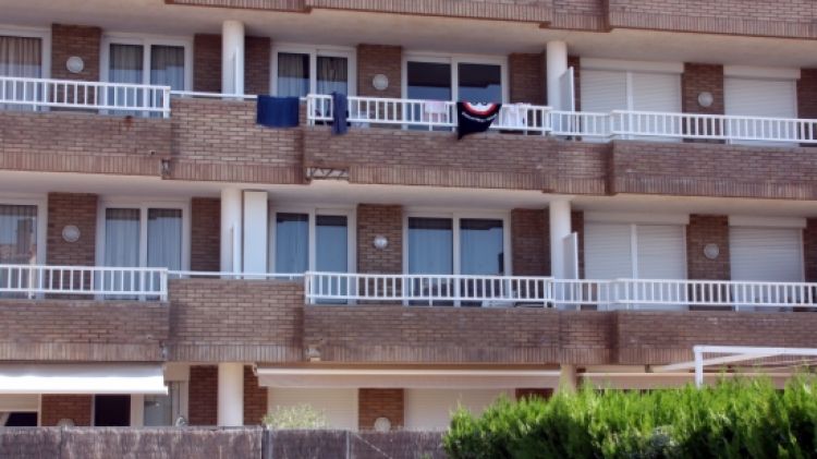 Imatge del bloc d'apartaments on aquesta matinada s'ha produït l'accident © ACN
