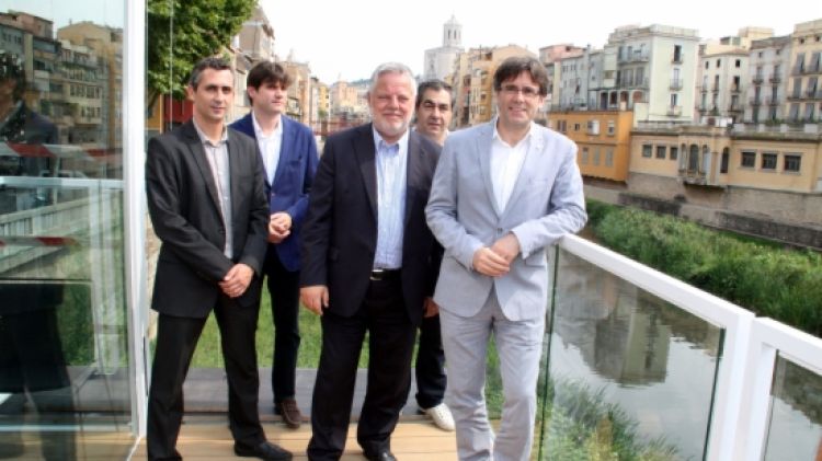 Vistes privilegiades a les cases de l'Onyar des del Vol © ACN