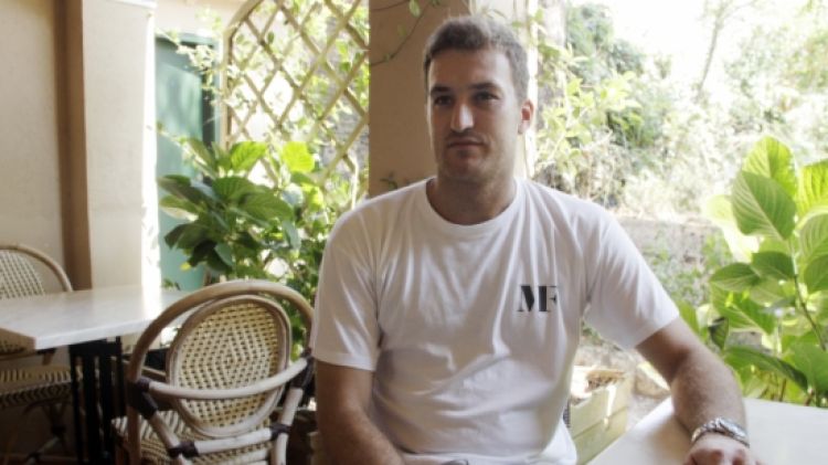 Rafel Martín aquest dilluns al restaurant de la seva família a Cadaqués © ACN