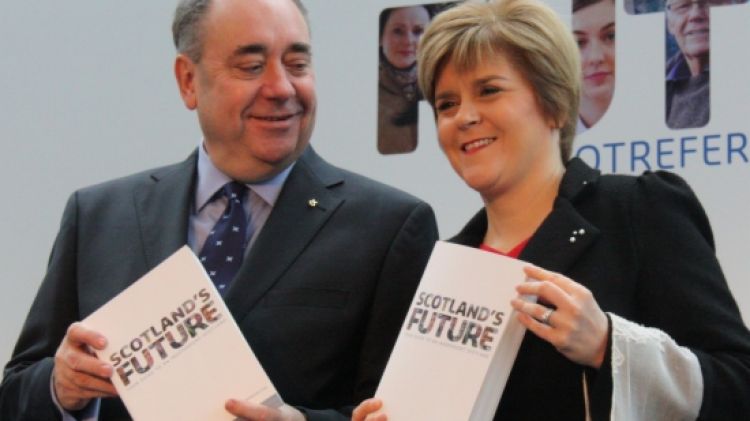 El primer ministre escocès, Alex Salmond, i la viceprimera ministra, Nicola Sturgeon © ACN