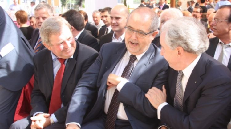 Lluís Pujol, Felip Puig i Antoni Escudero © ACN