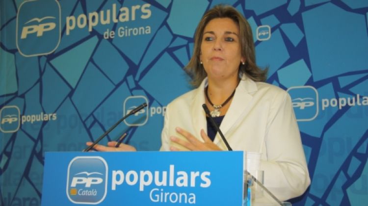 La diputada del PP per Girona, Concepció Veray, aquest matí © ACN