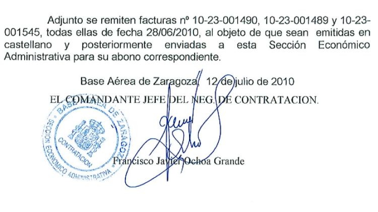 Defensa reclama que la factura es redacti en castellà © AG