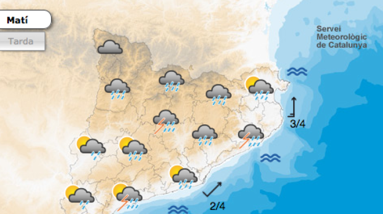 Predicció per diumenge al matí