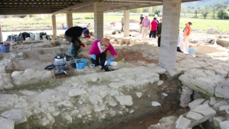 Les restes de les termes romanes s'estenen entre els segles II i IV dC © ACN
