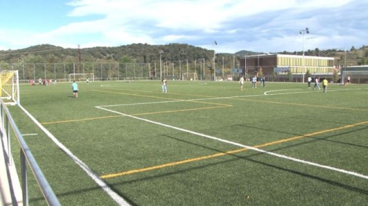 El camp de gespa artificial © Olot TV