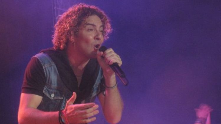 David Bisbal en concert a Roses l'estiu de l'any passat © AG