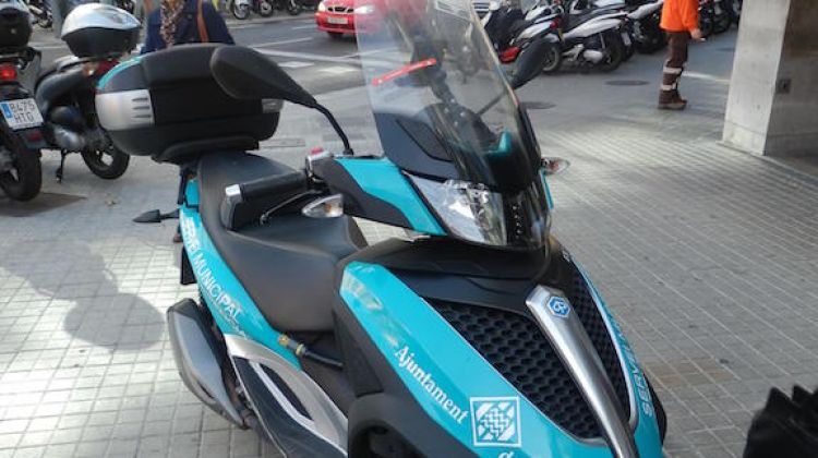 La nova motocicleta de la teleassistència © Aj. de Girona
