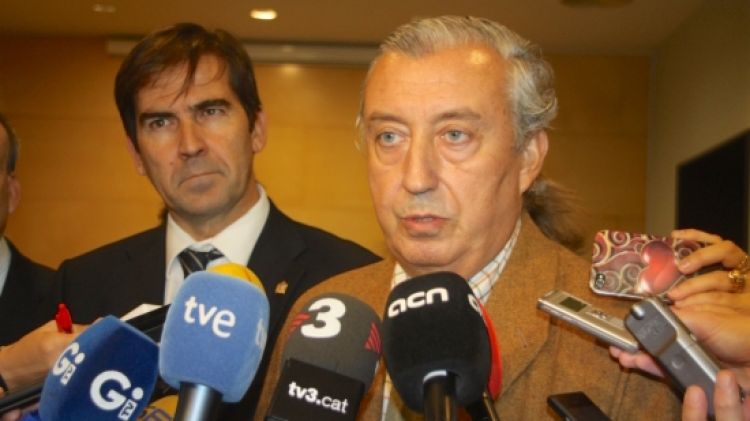 El secretari d'Estat d'Infraestructures del govern espanyol, Julio Gómez-Pomar, avui a Girona © ACN