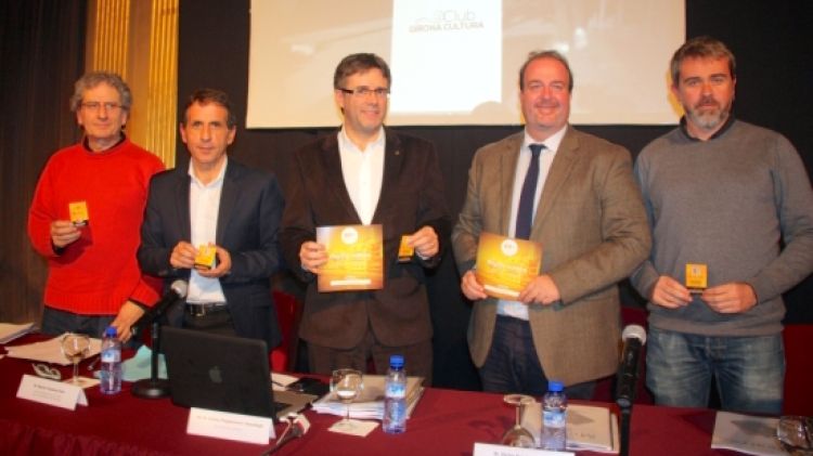 Presentació del Club Cultura Girona, aquest matí © ACN