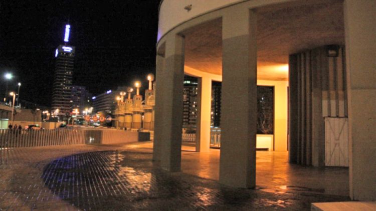 El menor ha estat apunyalat al parc pròxim a l'Estació de Sants © ACN