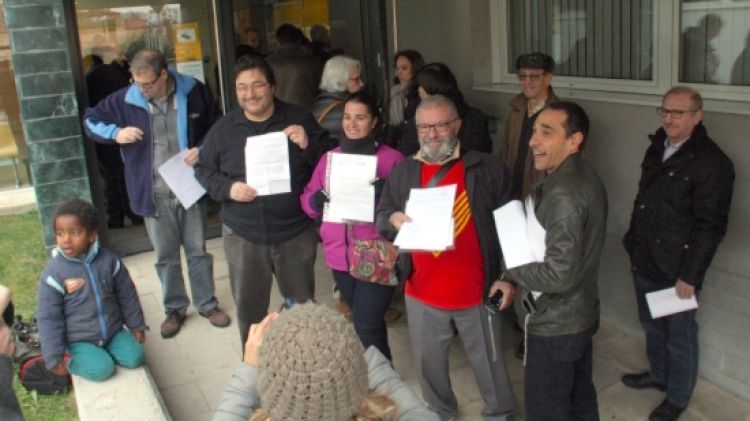 Algunes de les persones que s'han autoinculpat © ACN