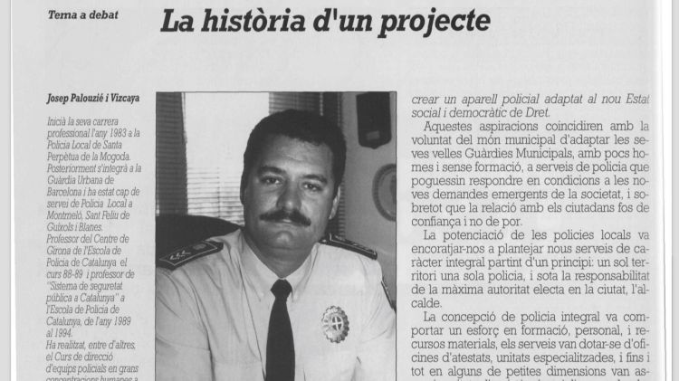 Primera pàgina de l'article de Josep palouzié a Debat Nacionalista