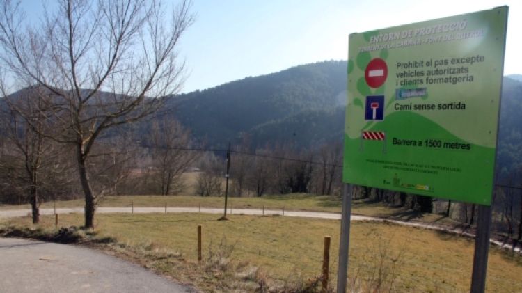 Accés al camí de les Llentes (arxiu) © ACN