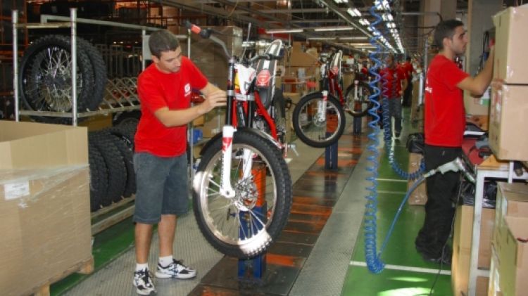 El fabricant de motos gironí Gas Gas té seu a Salt © ACN