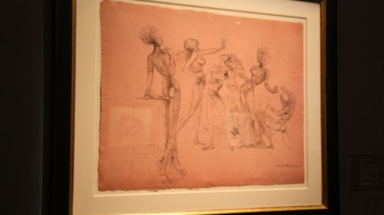 El Dalí 'Cinq personnages surrealistes: femmes à tete de fleurs, femme à tiroirs © ACN