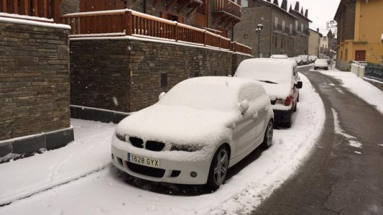 Ahir ja va nevar de forma important a Puigcerdà © Oriol Torres