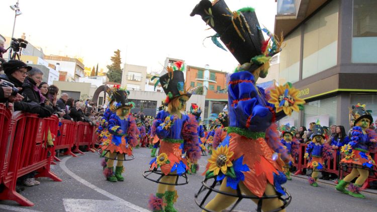 Participants a la rua de Blanes