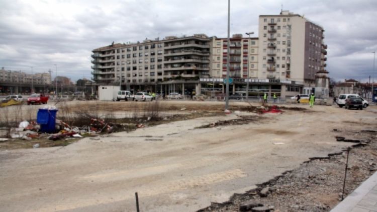 Aquesta és la parcel·la de la Boireta en la que Adif haurà de treballar en les properes setmanes © ACN