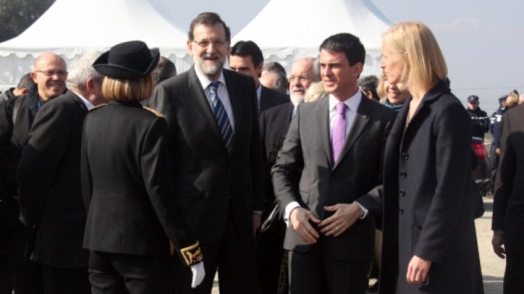 Mariano Rajoy i Manuel Valls, aquest matí © ACN