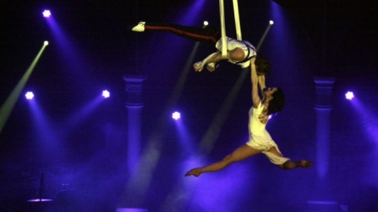 Un dels espectacles d'enguany al Festival Internacional de Circ © ACN