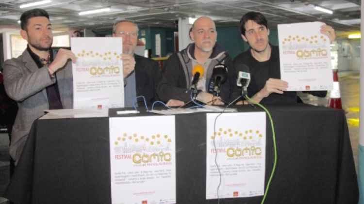 La presentació s'ha fet a l'interior d'un pàrquing © ACN