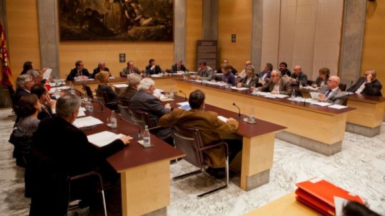 Ple de març de la Diputació de Girona © ACN