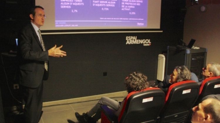 El director d'Administracions Públiques de Catalunya a Telefónica, Marinao Yagüez © ACN
