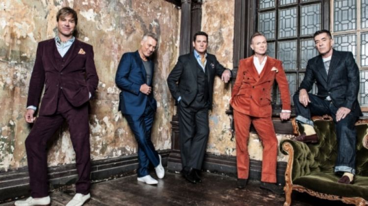 Imatge promocional de la gira 'Soul Boys of the Western World' de Spandau Ballet