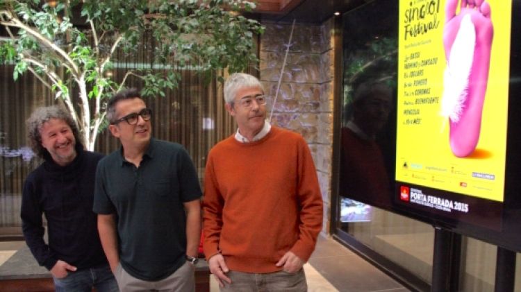 Albert Mallol, Andreu Buenafuente i Tito Ramoneda © ACN