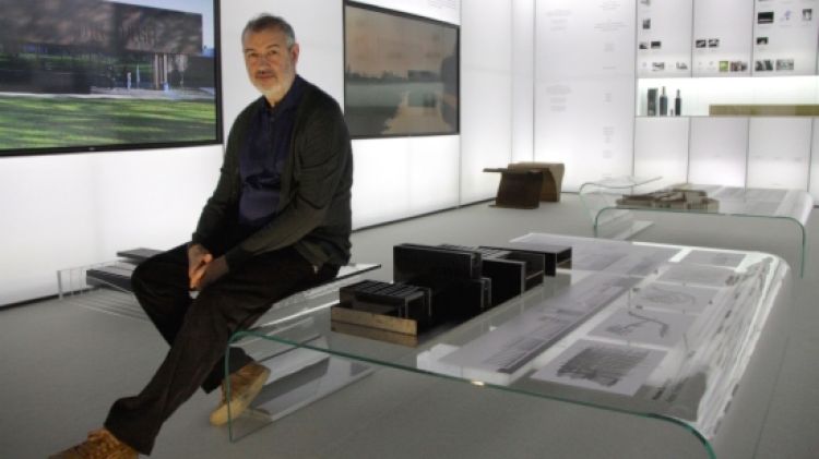 L'arquitecte de RCR Arquitectes, Ramon Vilalta, avui al Palau Robert © ACN