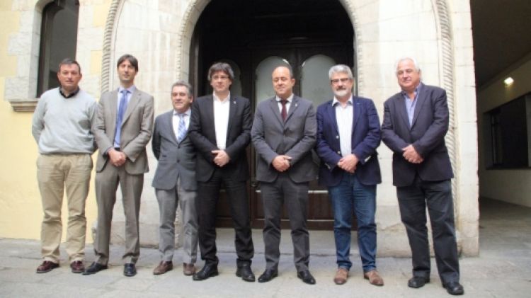 Els alcaldes de Girona, Caldes de Montbui, El Port de la Selva, Olot, Montblanc, Balaguer i Cervera © ACN