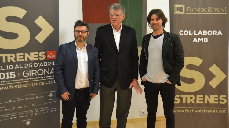 D'esquerra a dreta: Xavi Pascual, Joaquim Vidal i Salva Racero © ACN
