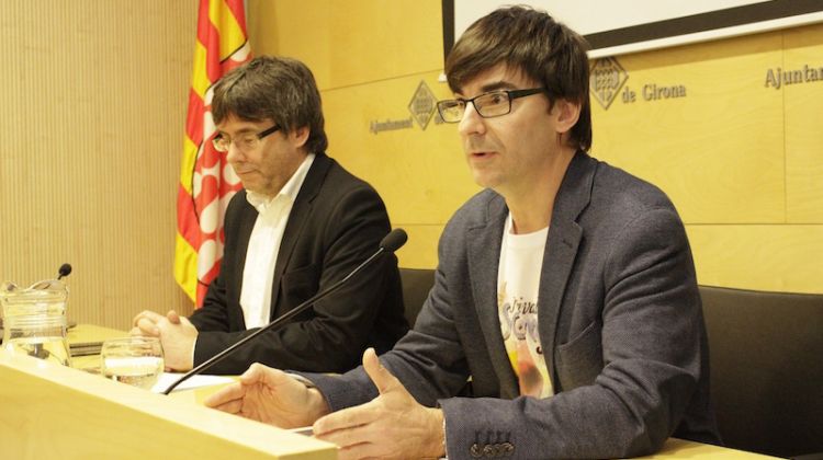 Calres Puigdemont i Jaume Massaguer © Aj. de Girona