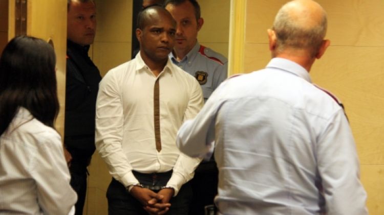 L'acusat, Richar German Martínez, custodiat pels Mossos d'Esquadra © ACN