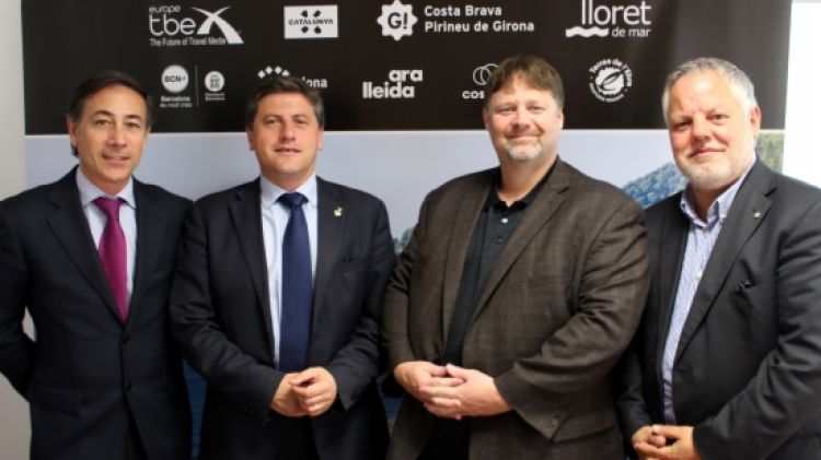 D'esquerra a dreta: Xavier Espasa, Jordi Orobitg, Rick Calvert i Ramon Ramos © ACN