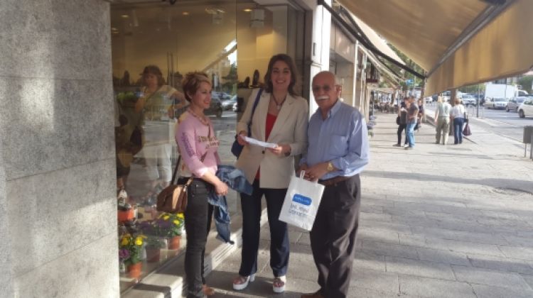 L'alcaldable del PPC per Girona, Concepció Veray, aquesta tarda al Barri Vell