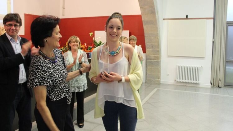 Una de les guanyadores del concurs © Aj. de Girona