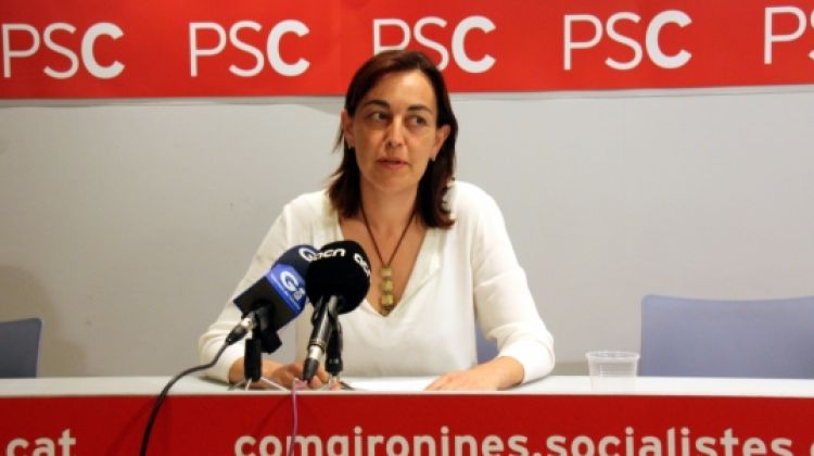 Sílvia Paneque, aquesta tarda © ACN