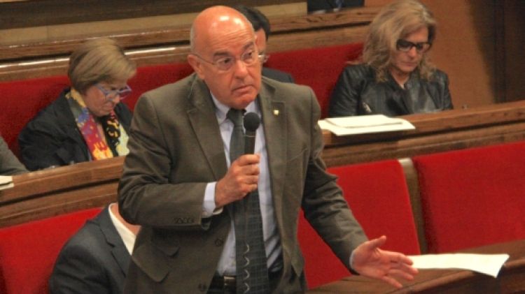 El conseller de Salut, Boi Ruiz, al Parlament en una imatge d'arxiu © ACN