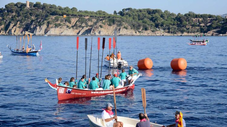 Un instant de la celebració de Santa Cristina