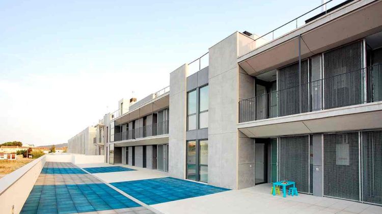 Imatge dels habitatges de protecció oficial a Santa Cristina d'Aro