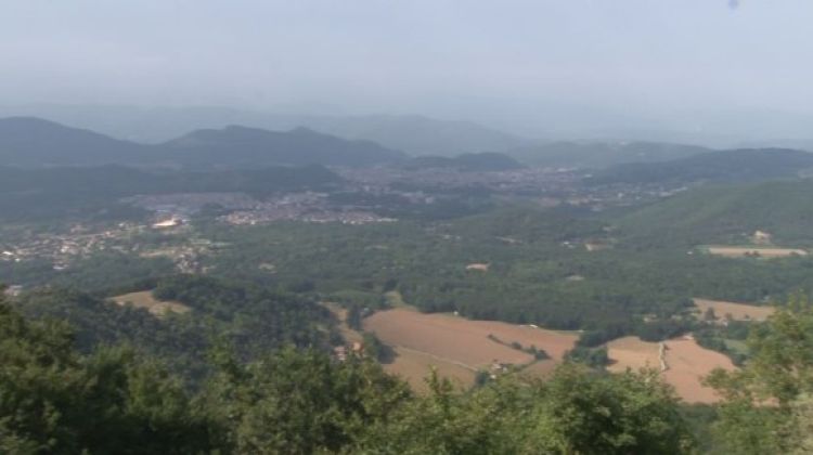 La zona central de la Garrotxa, la de més perill © Olot TV