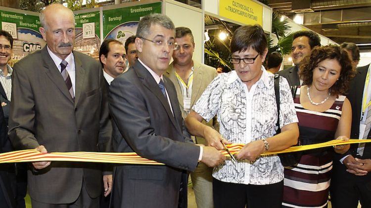 Moment de la inauguració que va tenir lloc ahir al matí © AG