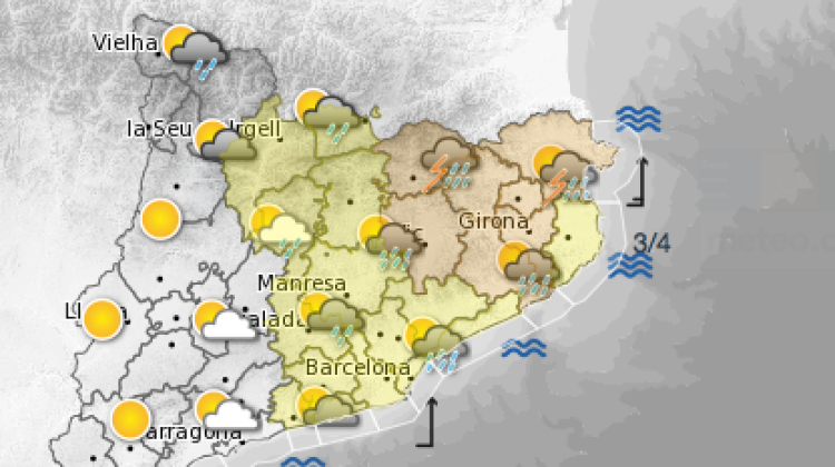 Previsió per aquesta tarda